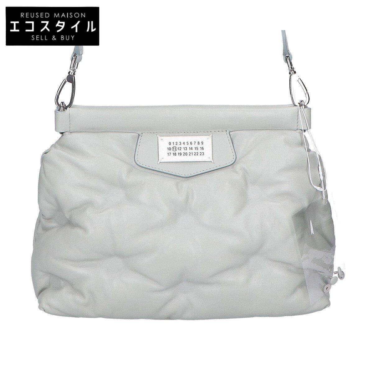 Maison margiela メゾンマルジェラ 美品 SB1WG0028 P4300 T8141 グラム スラム クラシックスモール クロスボディバッグ ショルダーバッグ