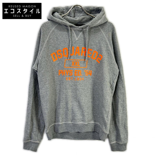 DSQUARED2 ディースクエアード S71GU0290 グレー プルオーバー フーディー トップス