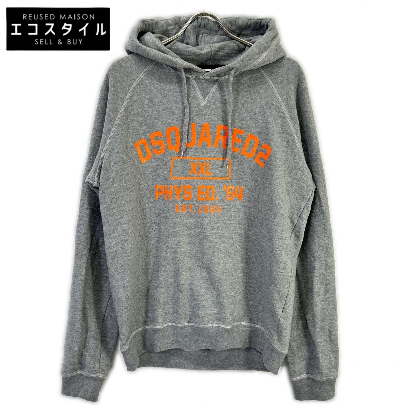 DSQUARED2 ディースクエアード S71GU0290 Gray Pullover Hoodie Tops