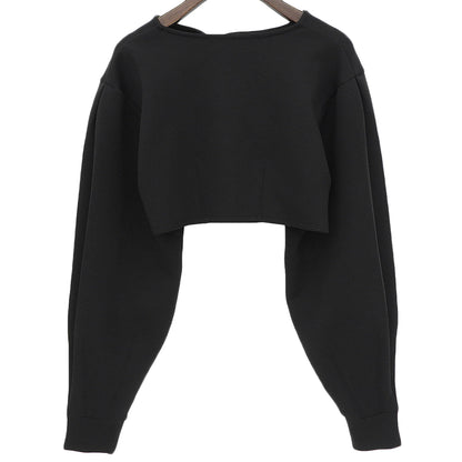 HeRIN.CYE ヘリン 美品 Feels round hem tops ボレロ トップス レディース 黒 ブラック FREE トップス