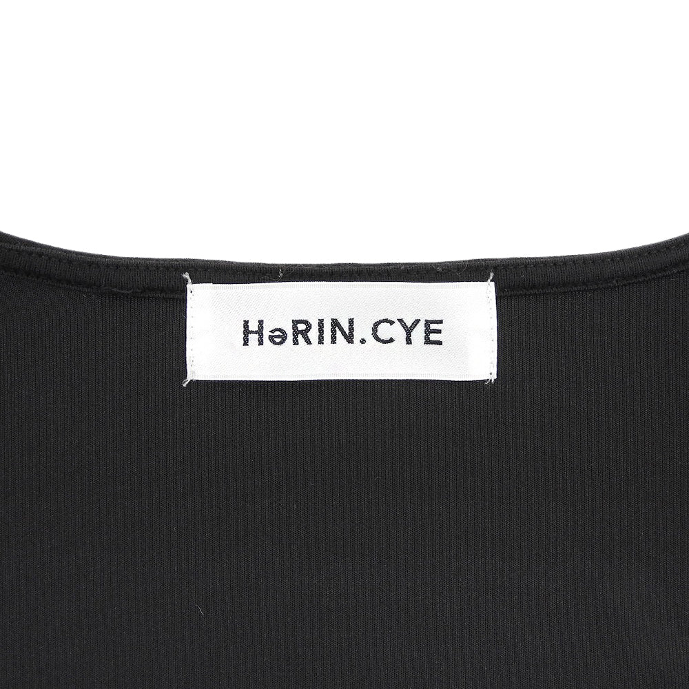 HeRIN.CYE ヘリン 美品 Feels round hem tops ボレロ トップス レディース 黒 ブラック FREE トップス