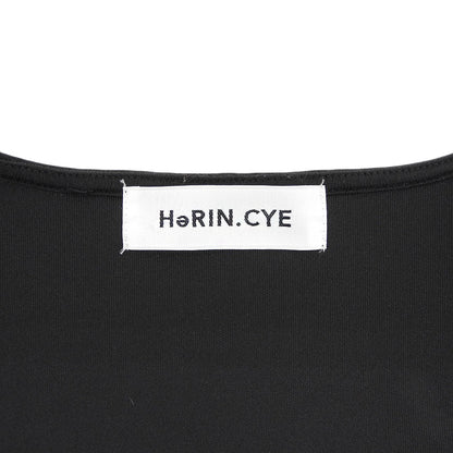 HeRIN.CYE ヘリン 美品 Feels round hem tops ボレロ トップス レディース 黒 ブラック FREE トップス