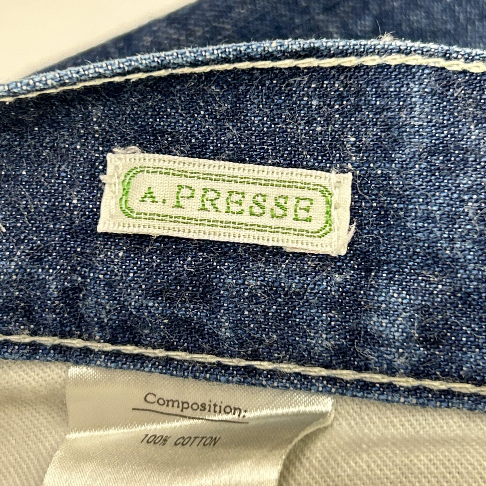 A.PRESSE アプレッセ 23SAPー04-22M Military Denim Trousers ボトムス