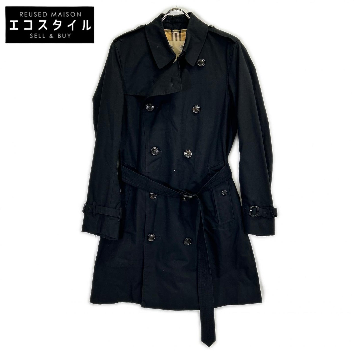 BURBERRY バーバリー ブラック THE CHELSEA チェルシー トレンチコート コート