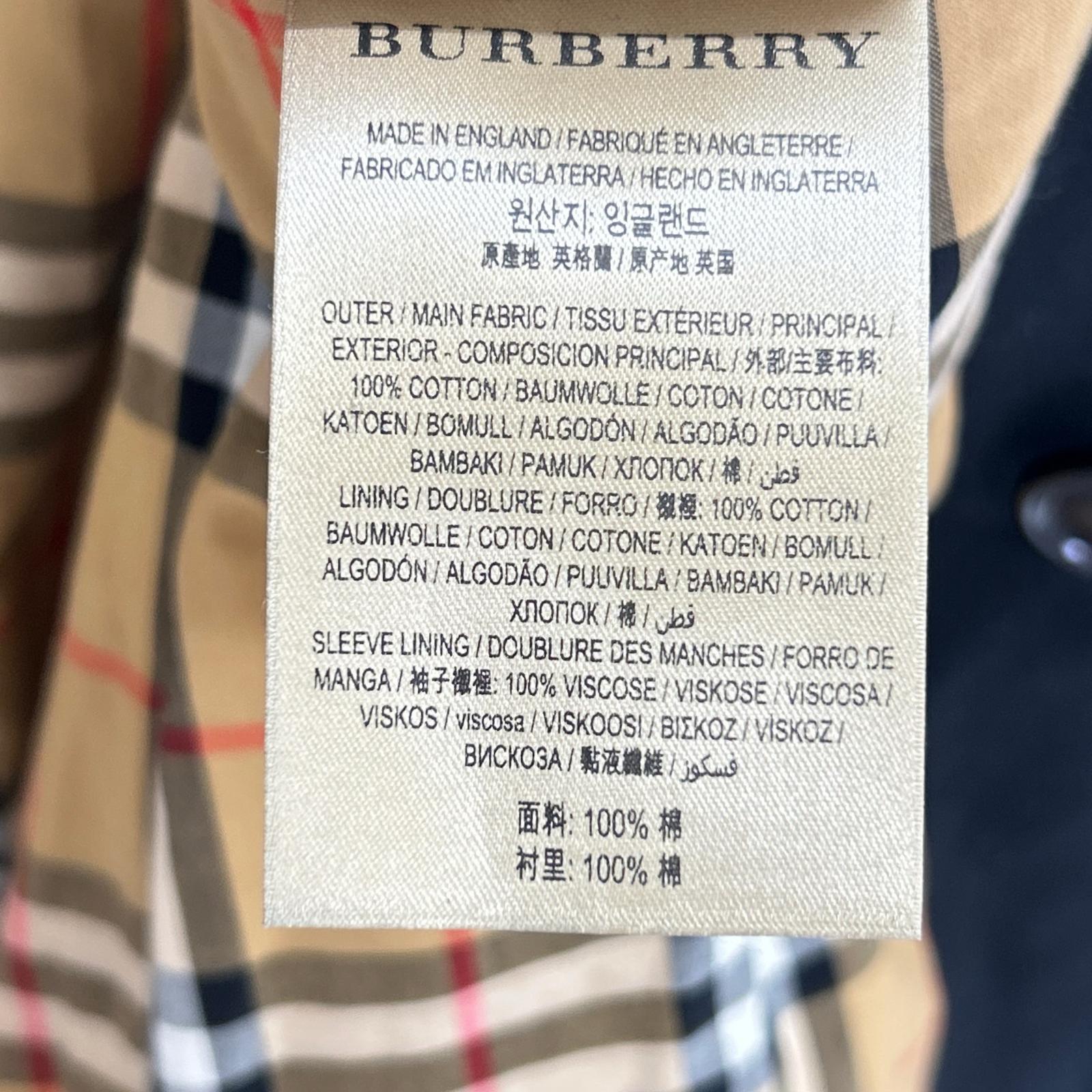 BURBERRY バーバリー ブラック THE CHELSEA チェルシー トレンチコート コート