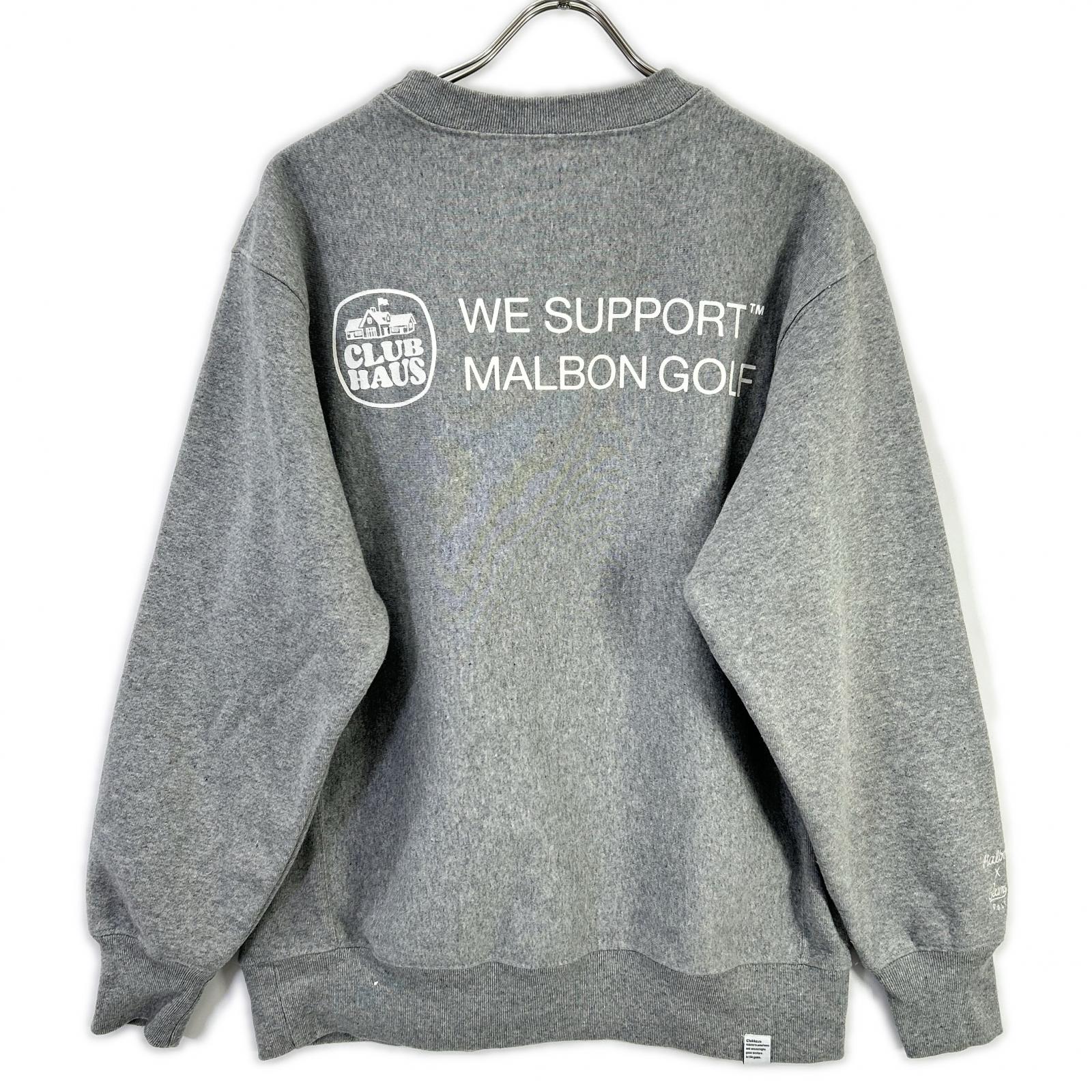 CLUBHAUS クラブハウス ×BEAMS GOLF グレー FS SWEAT トップス