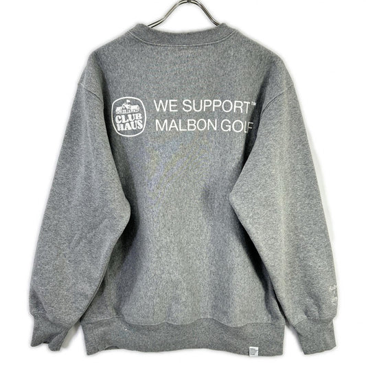 CLUBHAUS クラブハウス ×BEAMS GOLF グレー FS SWEAT トップス