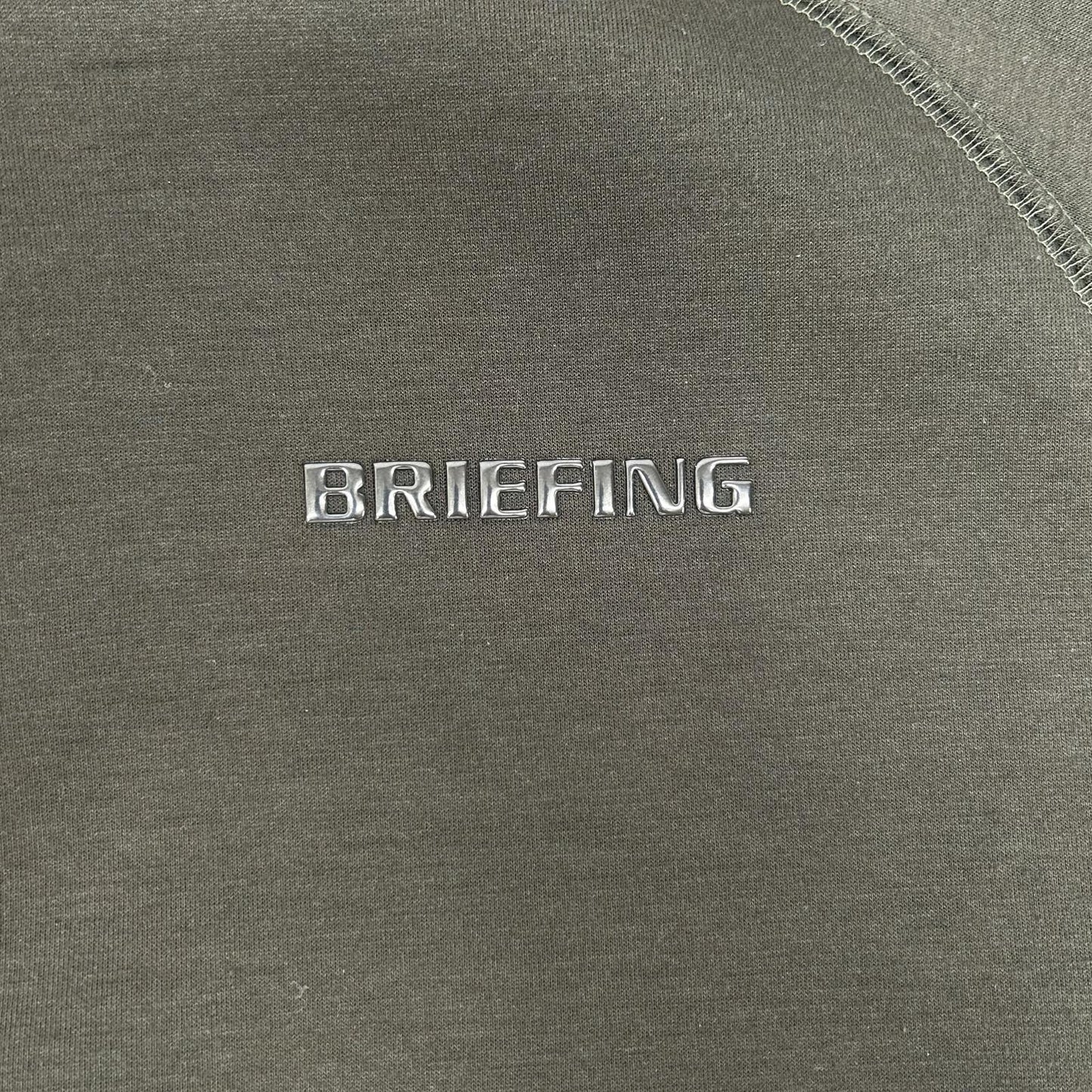 BRIEFING ブリーフィング BRG213M39 カーキ ジップアップ パーカー トップス