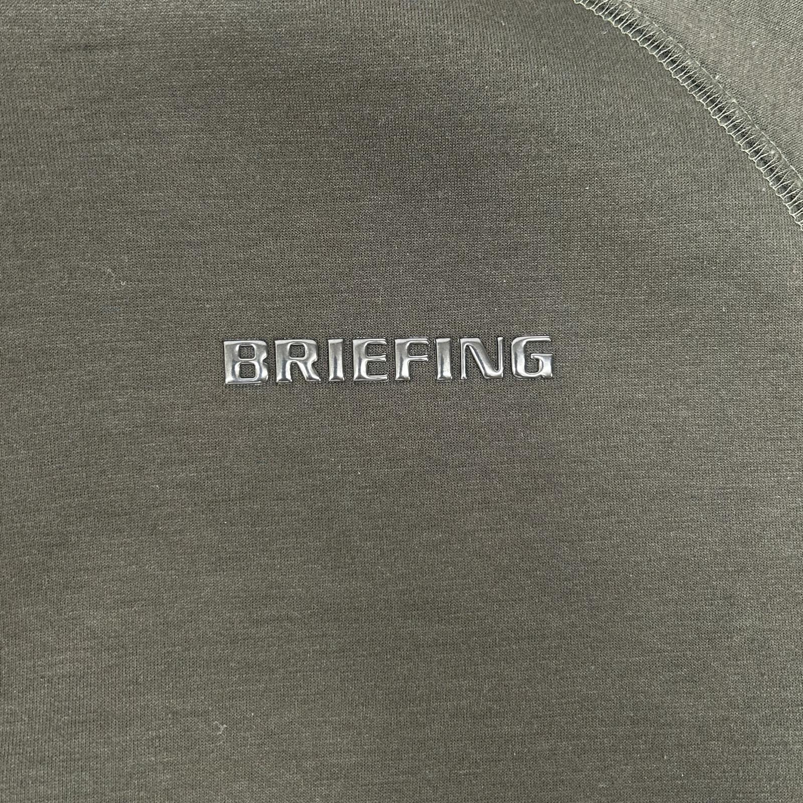 BRIEFING ブリーフィング BRG213M39 カーキ ジップアップ パーカー トップス