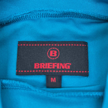 BRIEFING ブリーフィング BBG221M05 ブルー ハイネック ストレッチ Tシャツ トップス