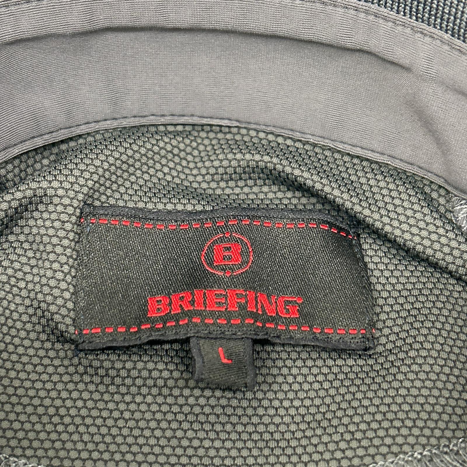 BRIEFING ブリーフィング BRG221M32 グレー ゴルフ ポロシャツ トップス