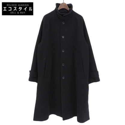 JOURNALSTANDARD ジャーナルスタンダード 美品 ウール混 S140MERINOWOOL コート メンズ ブラック S 24年製 コート