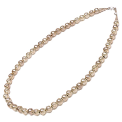 NAVAJO STERLING ナバホ スターリング STERLING刻印 ナバホパール ネックレス