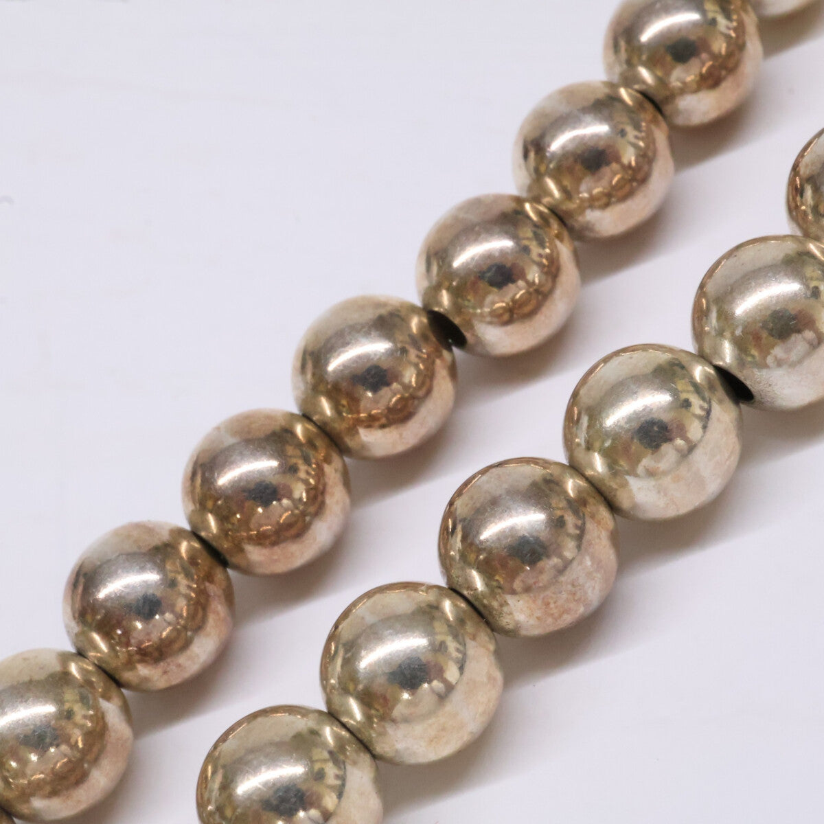 NAVAJO STERLING ナバホ スターリング STERLING刻印 ナバホパール ネックレス