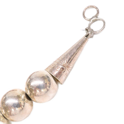NAVAJO STERLING ナバホ スターリング STERLING刻印 ナバホパール ネックレス
