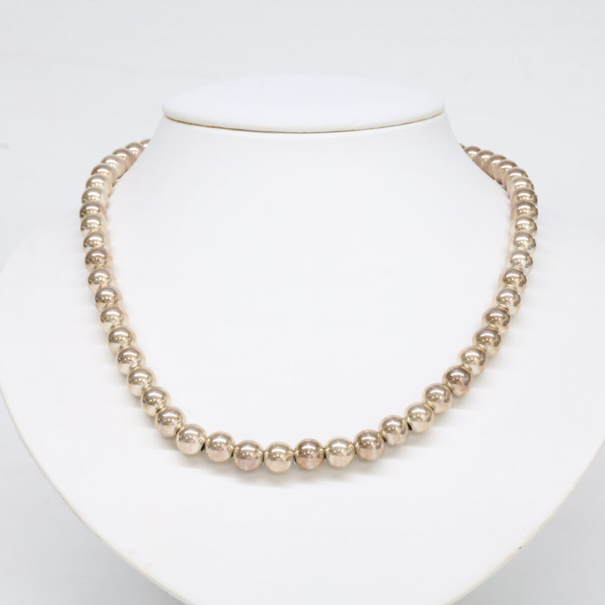 NAVAJO STERLING ナバホ スターリング STERLING刻印 ナバホパール ネックレス