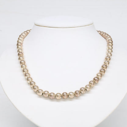 NAVAJO STERLING ナバホ スターリング STERLING刻印 ナバホパール ネックレス