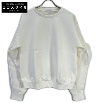 CELERI セルリ 25SS ホワイト コットン混 ロングスリーブプルオーバー トップス