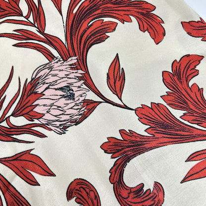 SENSISTUDIO センシスタジオ アイボリー レイヨン Print Slouchy パンツ ボトムス