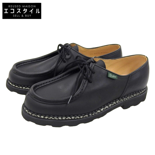 Paraboot パラブーツ 新品同様 LIS NOIR レザー ミカエル チロリアンシューズ シューズ メンズ ブラック 42 1/2 シューズ