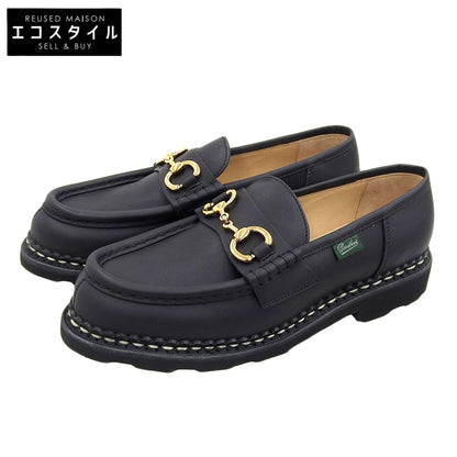 Paraboot パラブーツ 新品同様 LIS-NOIR INK ORSAYTI オルセー ビットローファー シューズ レディース ブラック 4 1/2 シューズ