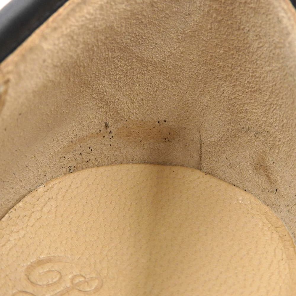 Paraboot パラブーツ 新品同様 LIS-NOIR INK ORSAYTI オルセー ビットローファー シューズ レディース ブラック 4 1/2 シューズ