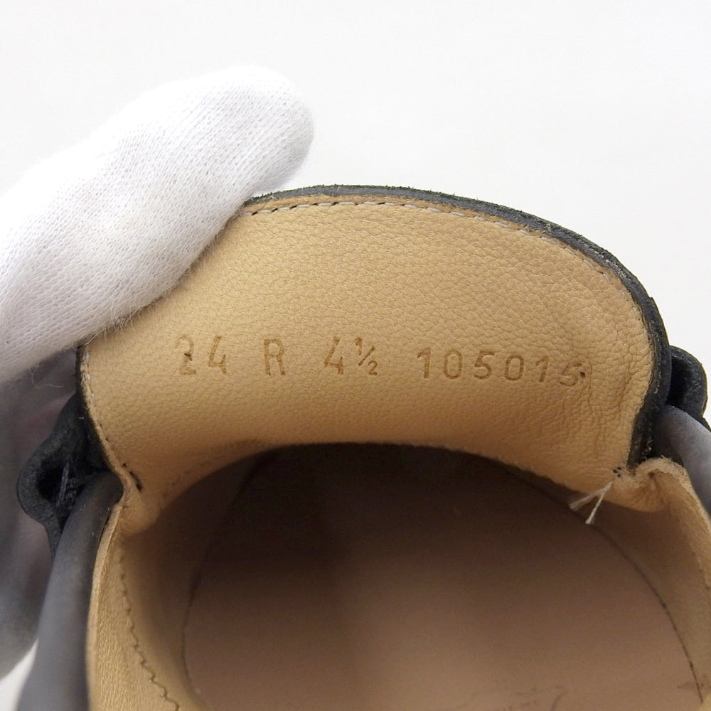 Paraboot パラブーツ 新品同様 LIS-NOIR INK ORSAYTI オルセー ビットローファー シューズ レディース ブラック 4 1/2 シューズ