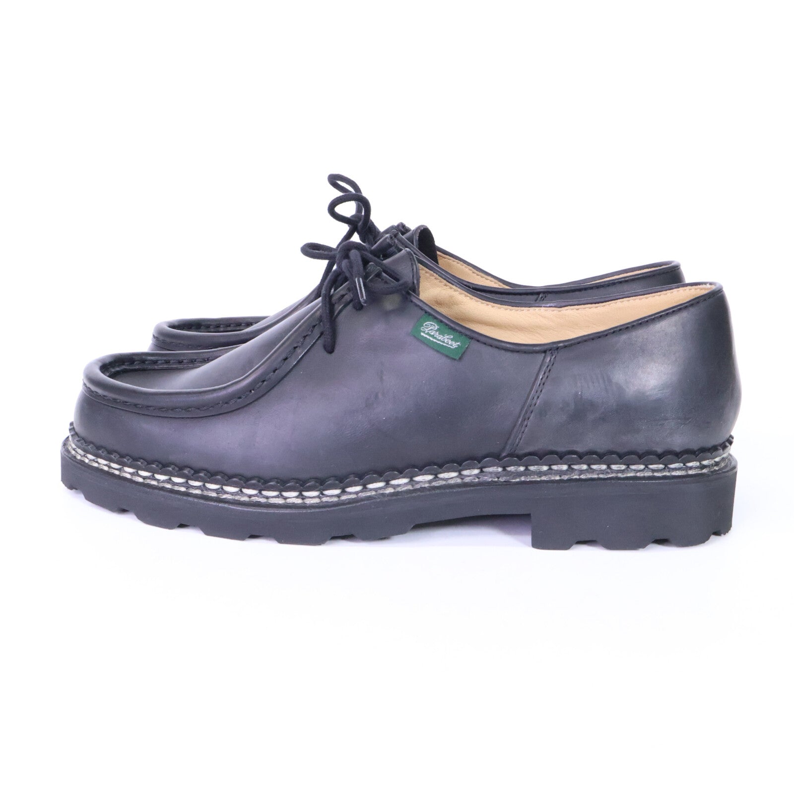 Paraboot パラブーツ 【新品同様】MICHAEL LIS NOIR ミカエル レザー チロリアンシューズ シューズ