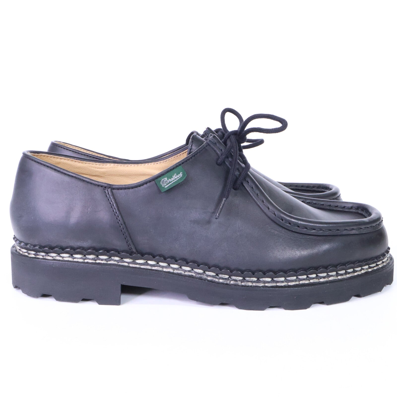 Paraboot パラブーツ 【新品同様】MICHAEL LIS NOIR ミカエル レザー チロリアンシューズ シューズ