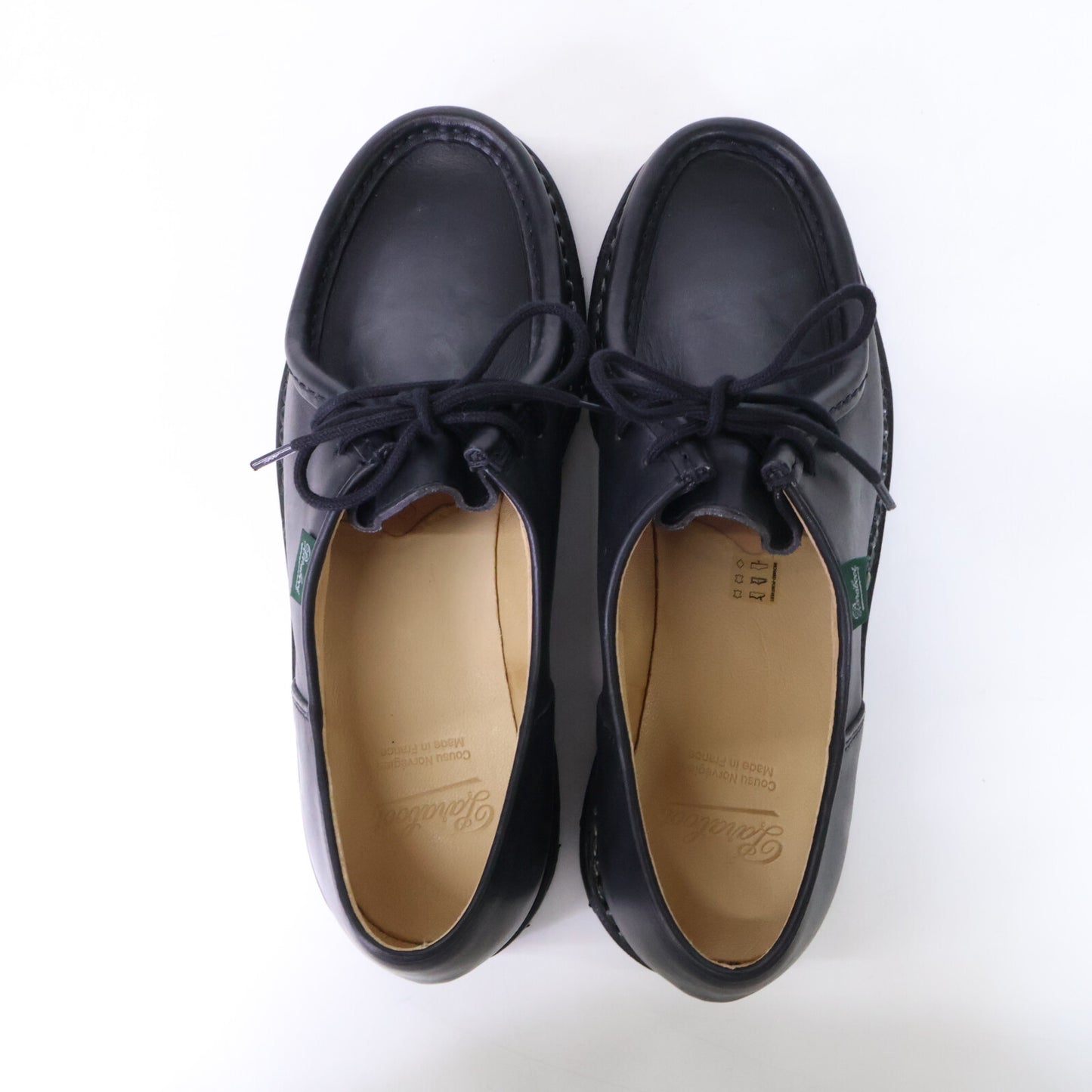 Paraboot パラブーツ 【新品同様】MICHAEL LIS NOIR ミカエル レザー チロリアンシューズ シューズ