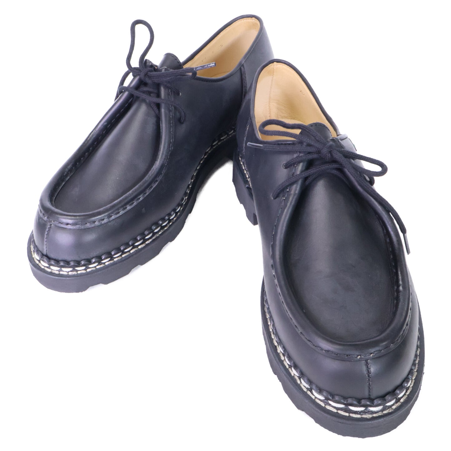 Paraboot パラブーツ 【新品同様】MICHAEL LIS NOIR ミカエル レザー チロリアンシューズ シューズ