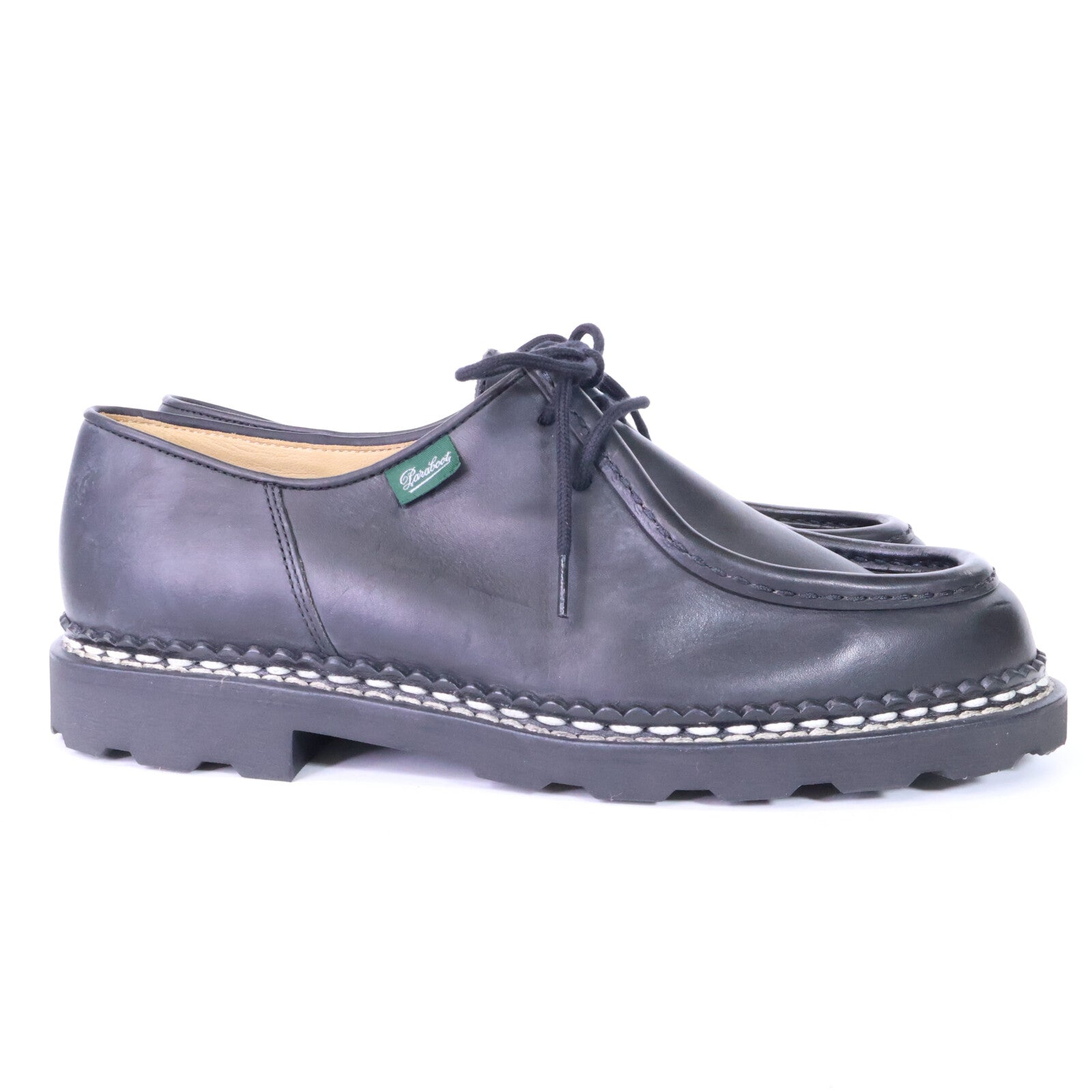 Paraboot パラブーツ 【新品同様】MICHAEL LIS NOIR ミカエル レザー チロリアンシューズ シューズ