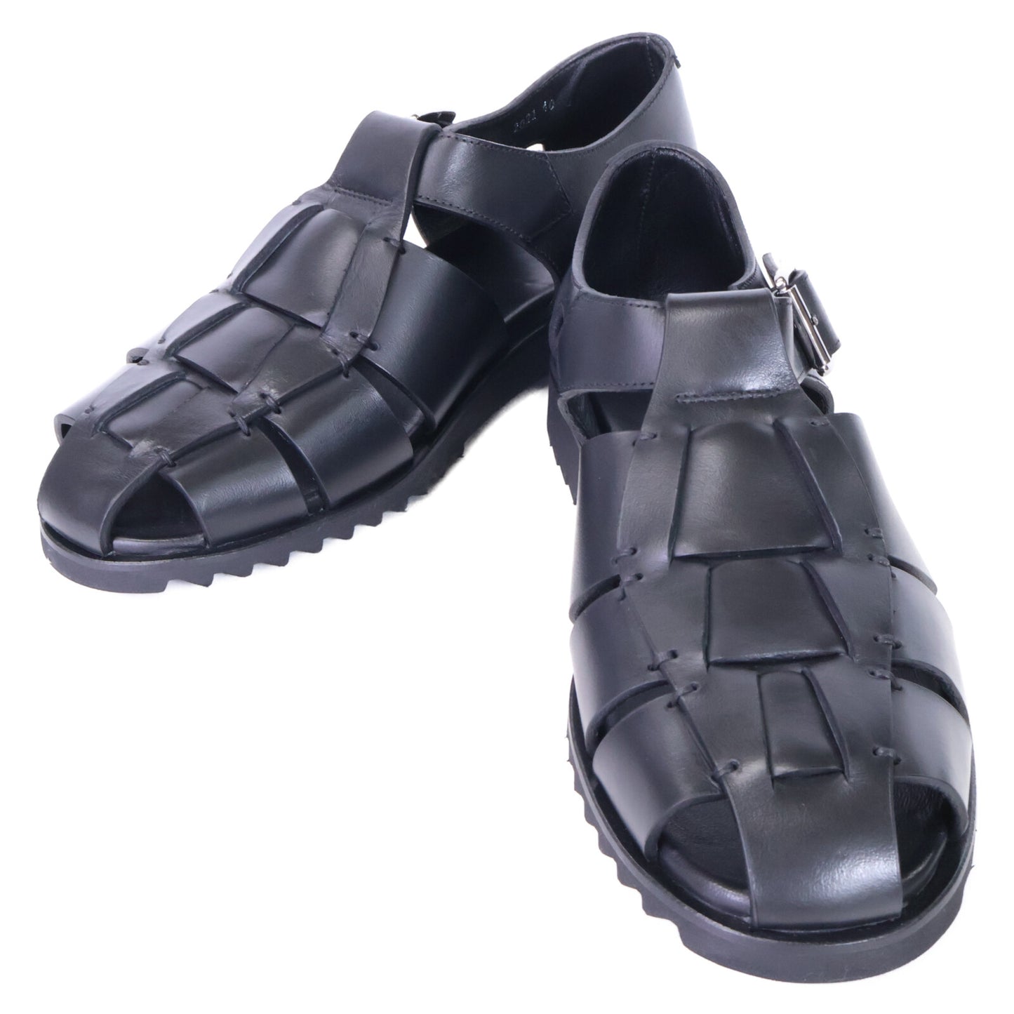 Paraboot パラブーツ 【新品同様】PACIFIC LIS NOIR パシフィック レザー グルカサンダル シューズ