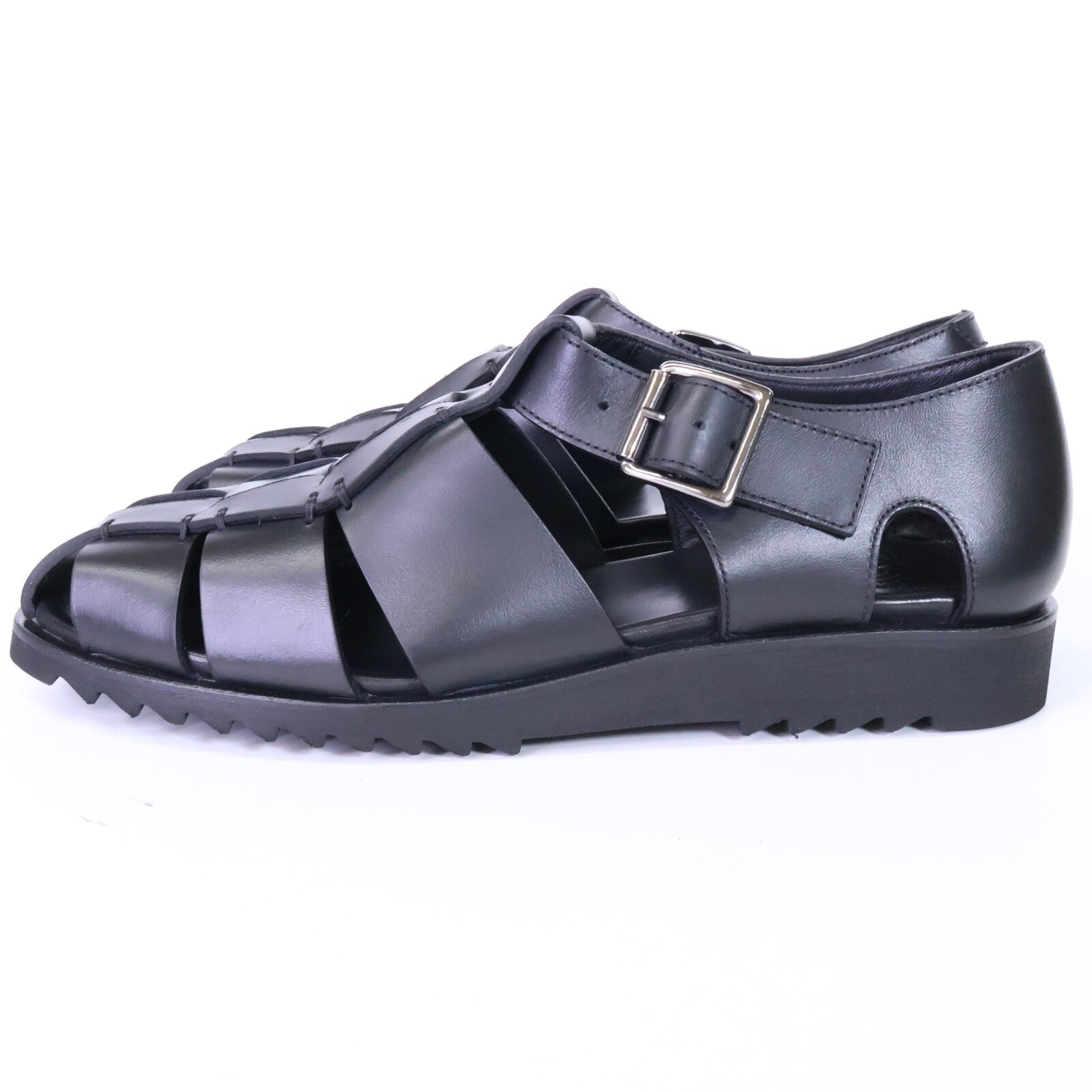 Paraboot パラブーツ 【新品同様】PACIFIC LIS NOIR パシフィック レザー グルカサンダル シューズ