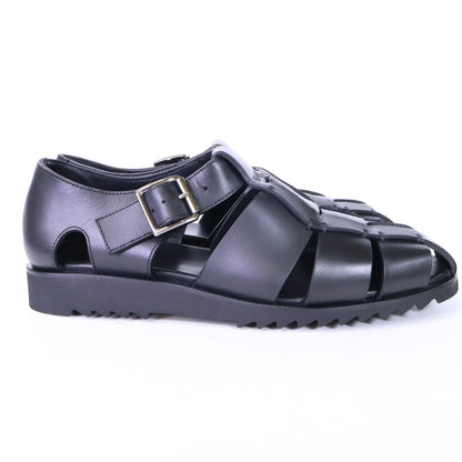 Paraboot パラブーツ 【新品同様】PACIFIC LIS NOIR パシフィック レザー グルカサンダル シューズ