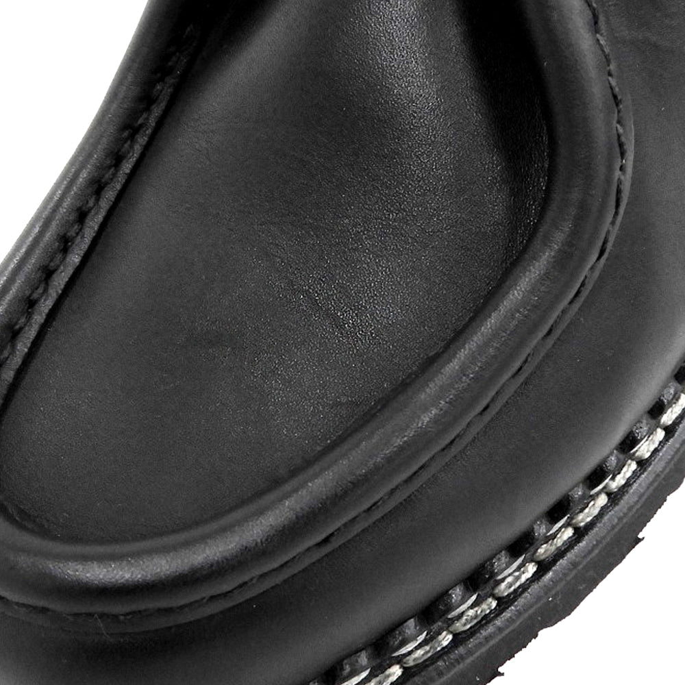 Paraboot パラブーツ 新品同様 LIS NOIR ミカエル レザー チロリアンシューズ メンズ ブラック 39 シューズ