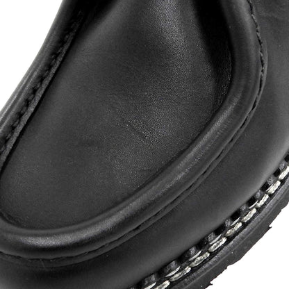 Paraboot パラブーツ 新品同様 LIS NOIR ミカエル レザー チロリアンシューズ メンズ ブラック 39 シューズ