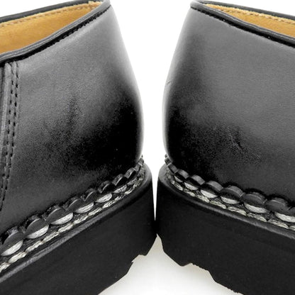 Paraboot パラブーツ 新品同様 LIS NOIR ミカエル レザー チロリアンシューズ メンズ ブラック 39 シューズ