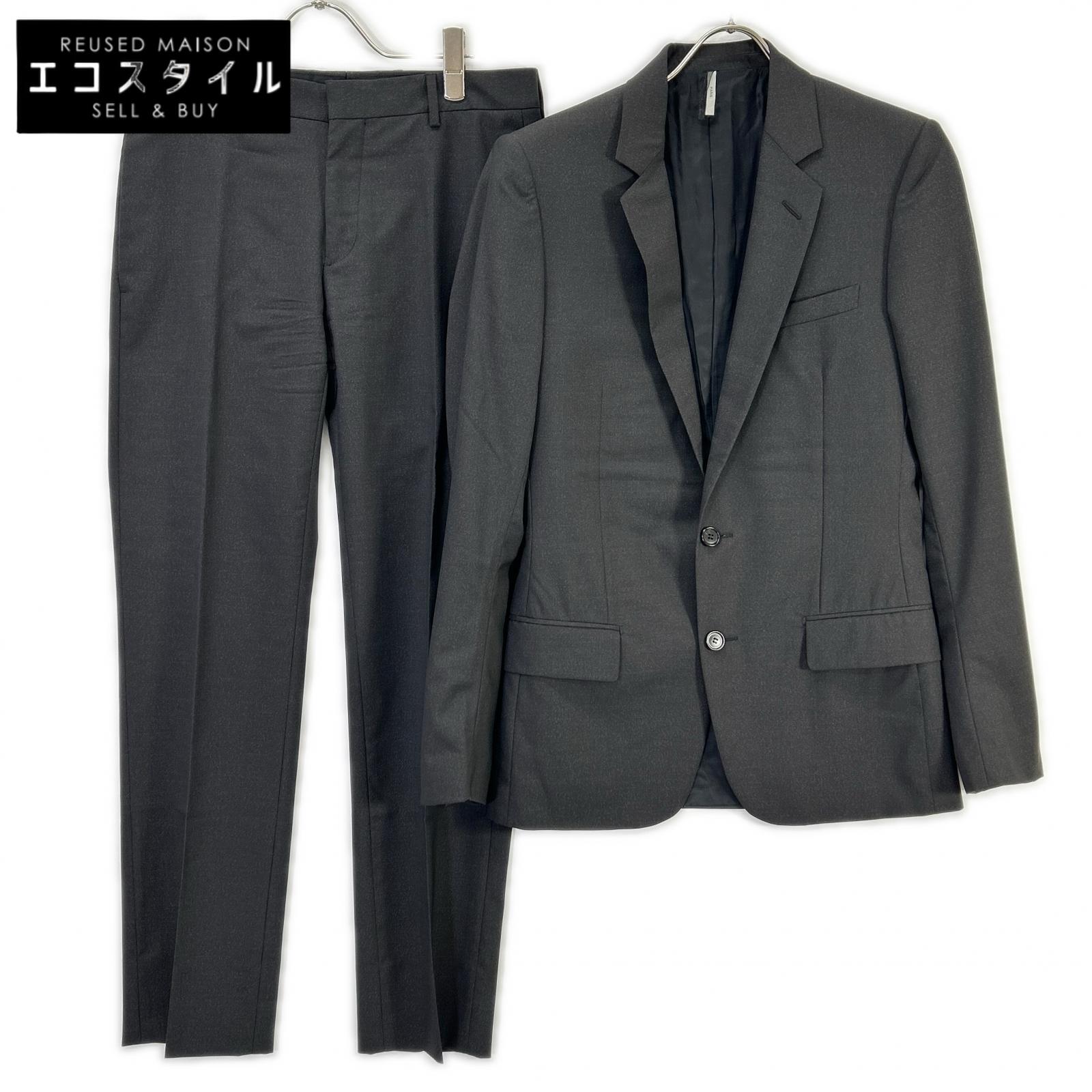 Dior HOMME ディオールオム 163C710A2115 チャコールグレー ウール スーツセットアップ スーツ セットアップ