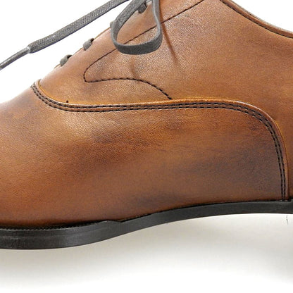 ORIGIO Like-New Cap-Toe Straight-Tip Classic Leather Shoes for Men Brown 26 ORG-006 Shoes