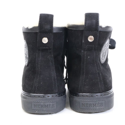 HERMES エルメス JIMMY ジミー ボア ムートン ハイカット スニーカー シューズ