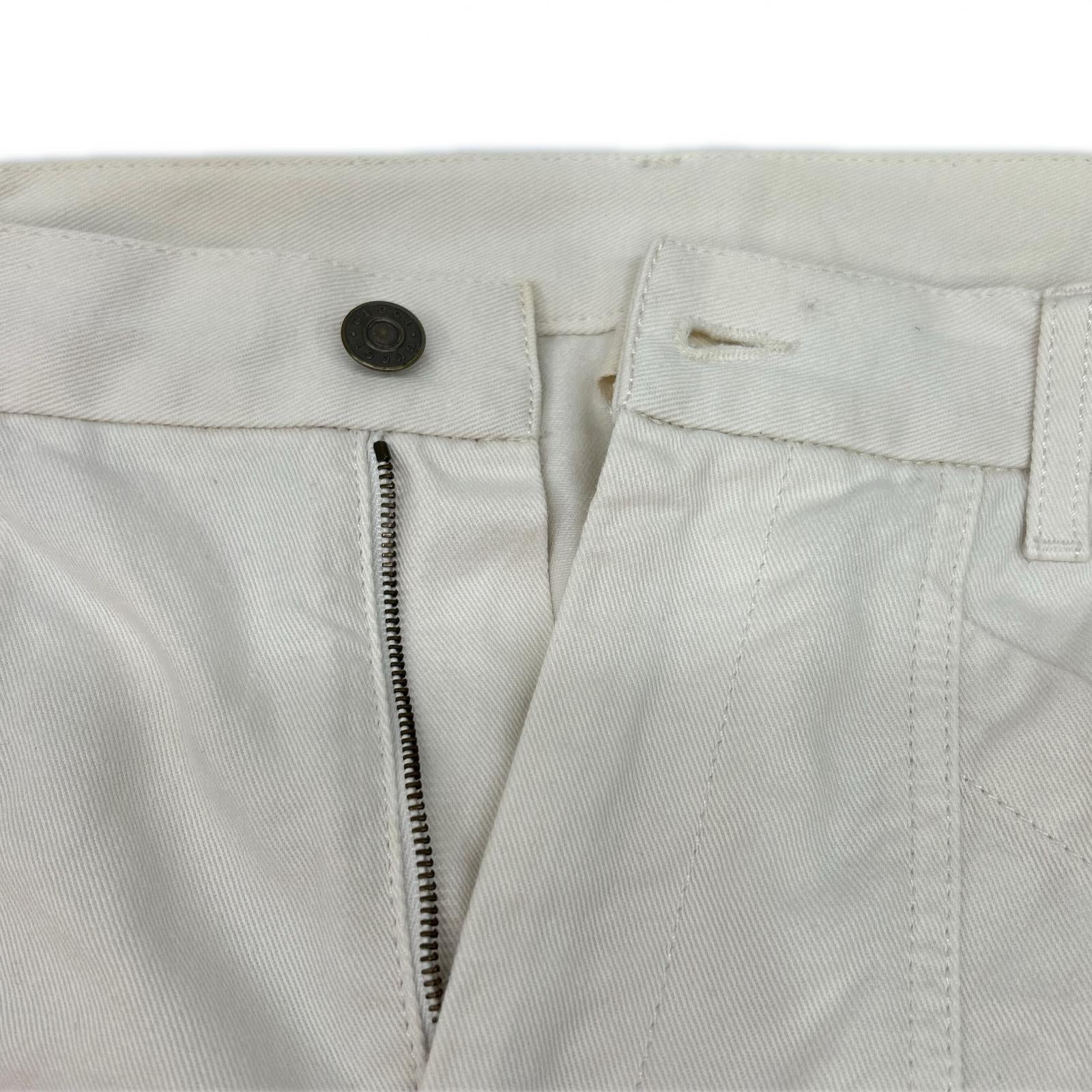 GUCCI グッチ 21SS 623986 ホワイト インターロッキングG ドローストリング カーゴパンツ ボトムス