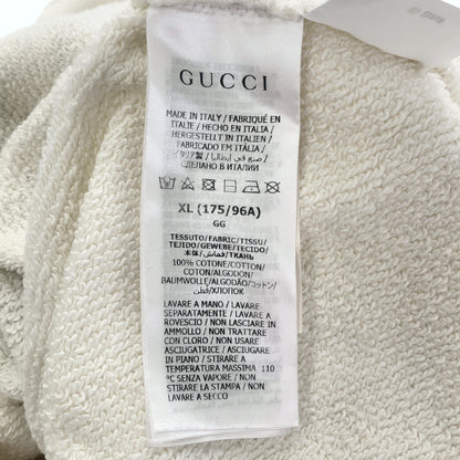 GUCCI グッチ ×ばなにゃ 617964 ホワイト ロゴプリントスウェット トップス