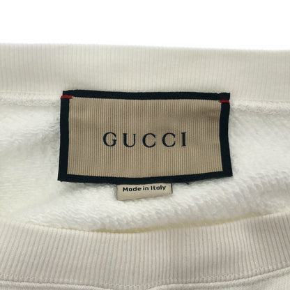 GUCCI グッチ ×ばなにゃ 617964 ホワイト ロゴプリントスウェット トップス