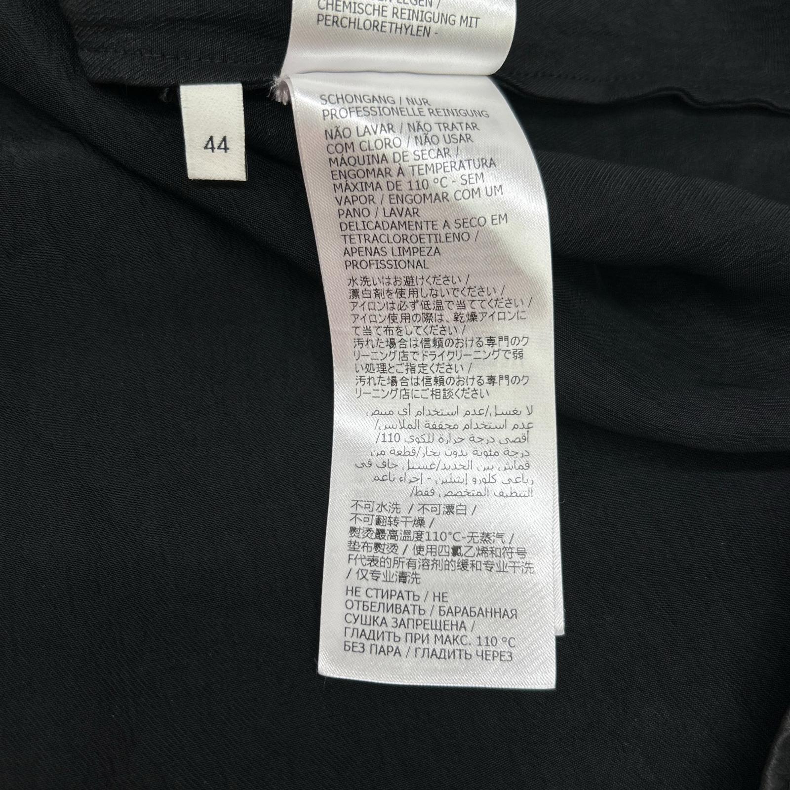 GUCCI グッチ 619025 ブラック TAPED LOGO SILK VACATION SHIRT トップス