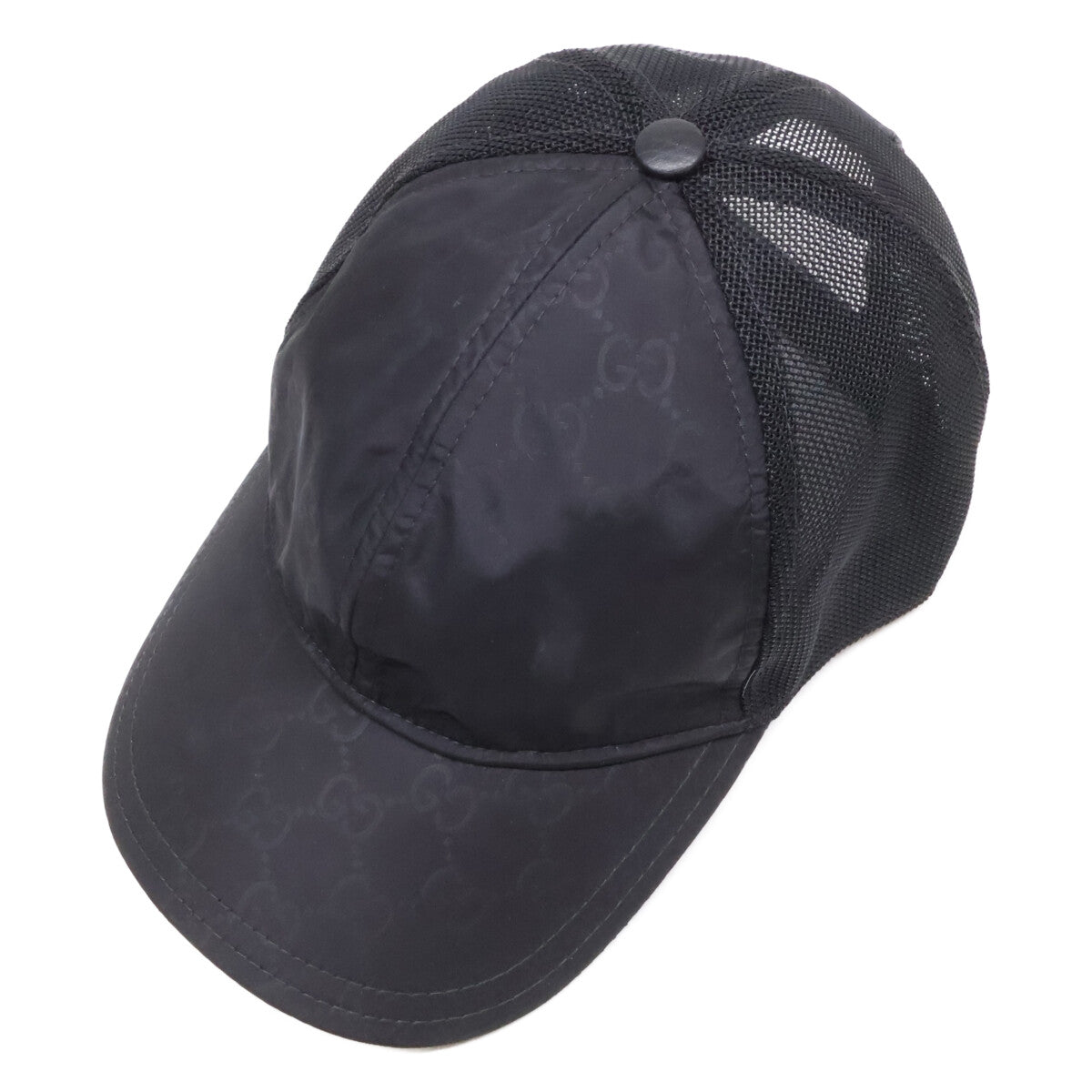 GUCCI グッチ 510950 4HD47 GG ナイロン メッシュ ベースボールキャップ 帽子