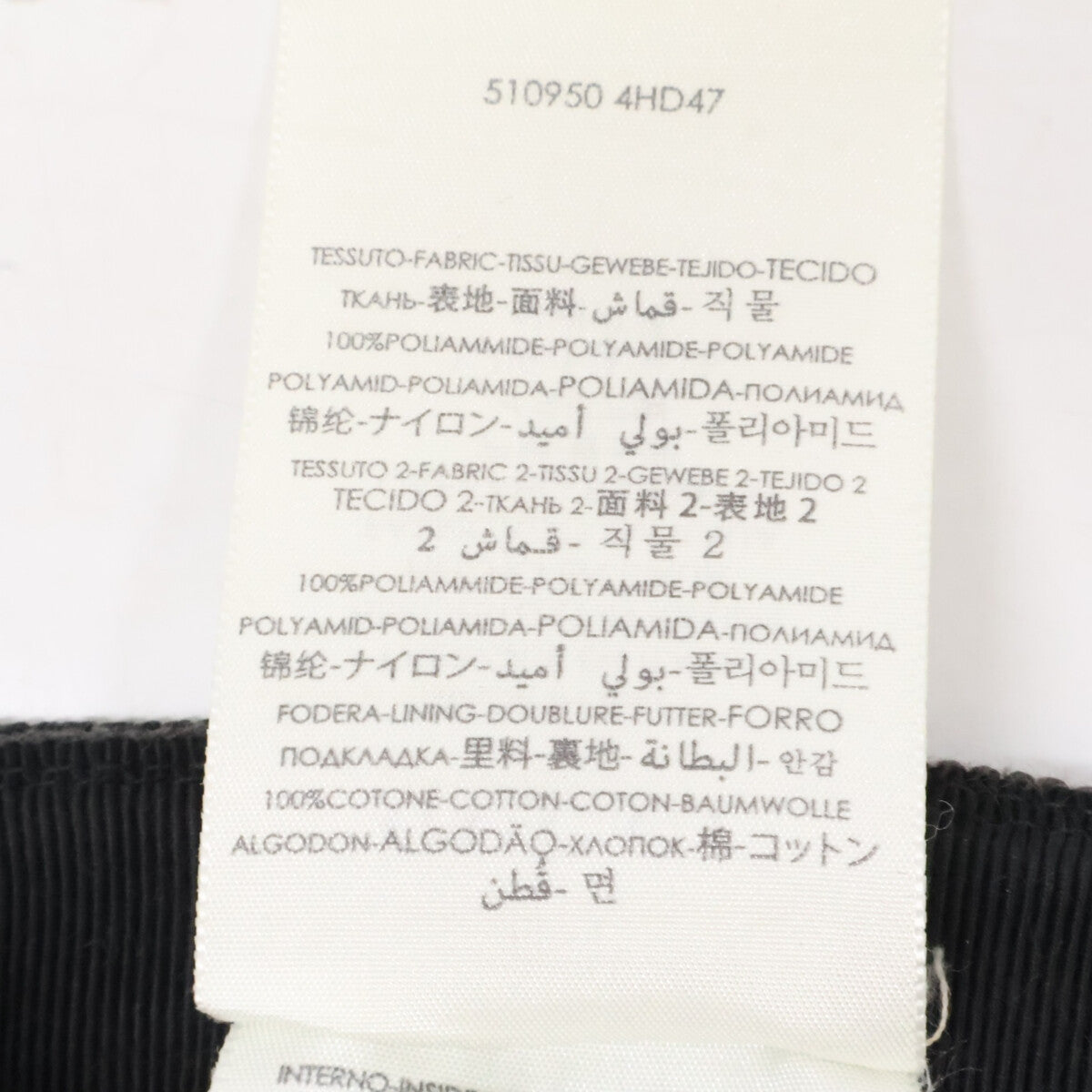 GUCCI グッチ 510950 4HD47 GG ナイロン メッシュ ベースボールキャップ 帽子