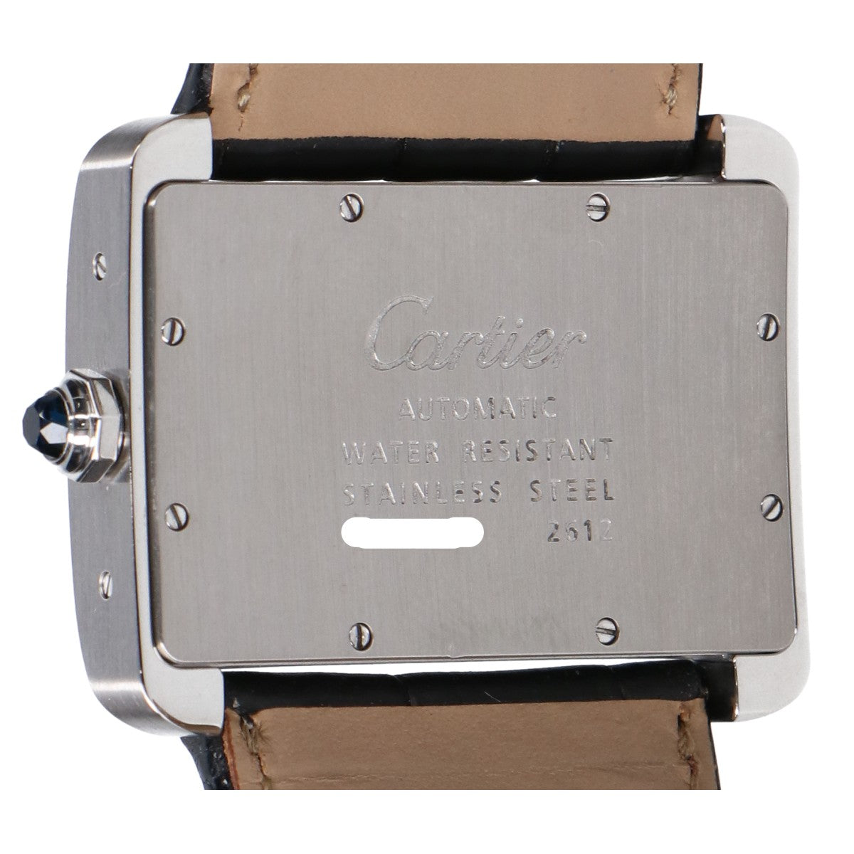Cartier カルティエ 仕上げ済み W6300755 SS×クロコダイルレザー タンクディヴァンLM AT 腕時計