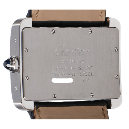 Cartier カルティエ 仕上げ済み W6300755 SS×クロコダイルレザー タンクディヴァンLM AT 腕時計