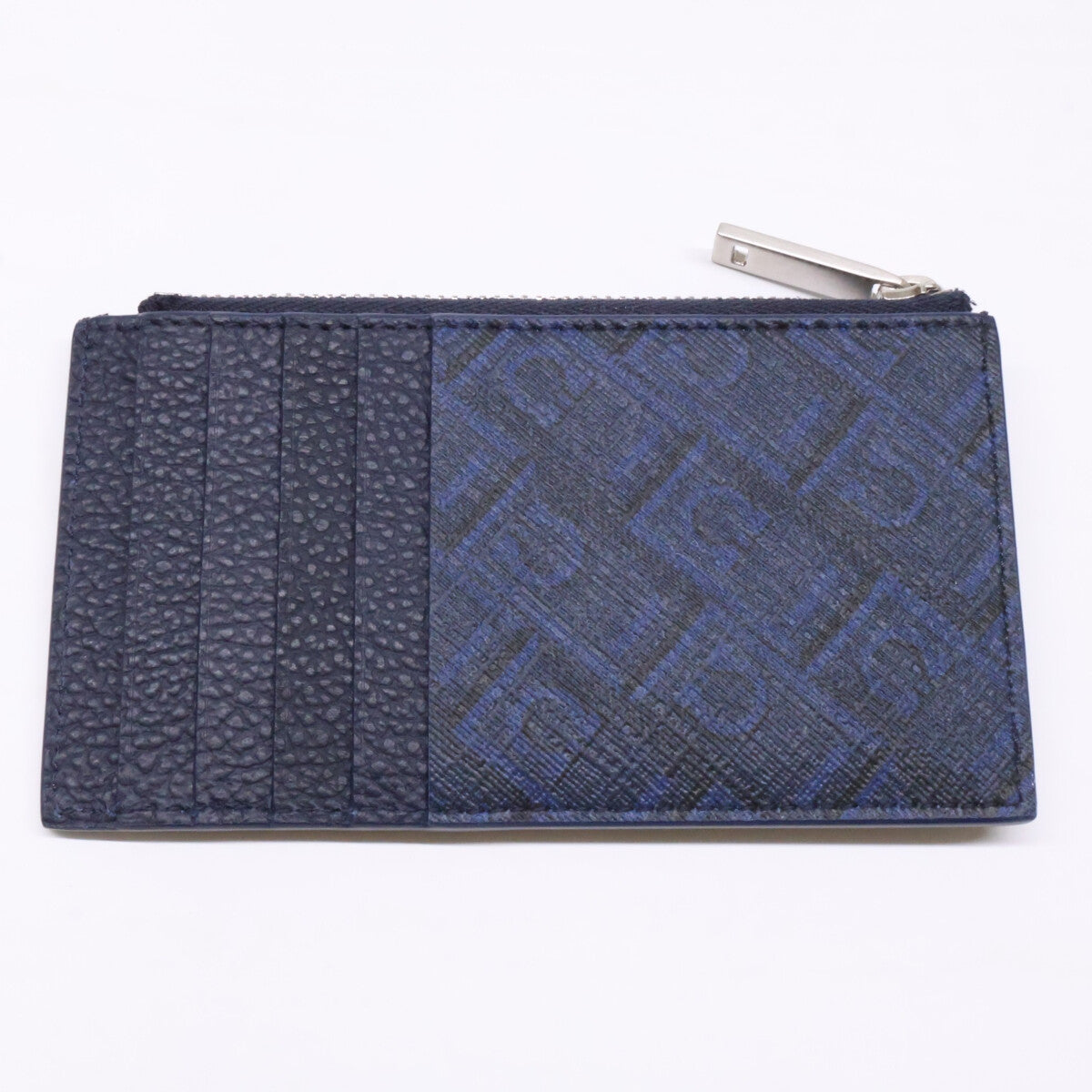 SalvatoreFerragamo サルバトーレフェラガモ 【新品同様】661587 ファブリック/カーフ フラグメントケース カード コインケース